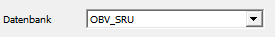 Aleph-Client, Auswahl der Datenbank OBV_SRU